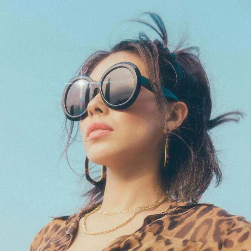 Unisex lielas, apaļas saulesbrilles sievietēm 2023. g. jaunas modes retro lielizmēra saulesbrilles retro gradienta melnu toņu luksusa brilles