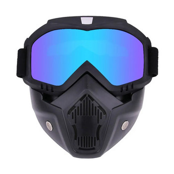 Спорт на открито Ветроустойчива маска Goggle HD Очила за колоездене Очила за сноуборд Каране Мотокрос Летни UV защита Слънчеви очила
