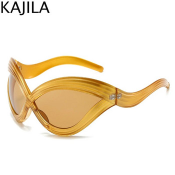 Секси слънчеви очила с котешко око Дамски 2023 Луксозна марка Модни слънчеви очила Cateye за дамски ретро очила Безплатна доставка