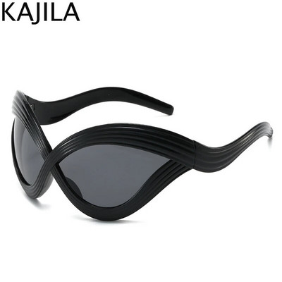 Seksīgas kaķu acu saulesbrilles sievietēm 2023. gada luksusa zīmola Fashion Streak Cateye saulesbrilles dāmu vintage briļļu ēnas Bezmaksas piegāde