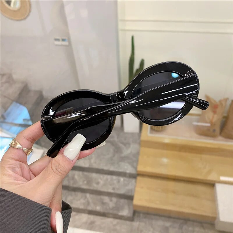 KAMPT Γυναικεία γυαλιά ηλίου Πολύχρωμες ρίγες Vintage Ζέβρα Γυαλιά ηλίου Ανδρικά επώνυμα γυαλιά Γυναικεία Oculos De Sol UV400