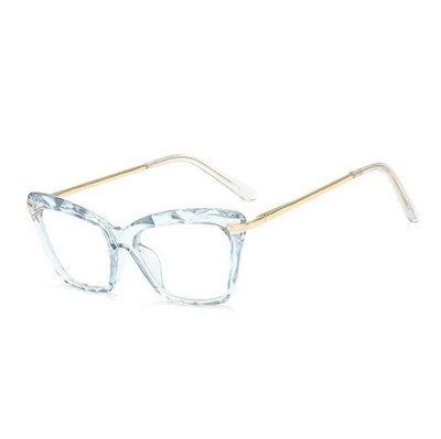 Vintage Red Cat Eye Saulesbrilles Metāla rāmji Pretradiācijas brilles Optiskās Datorbrilles Kristāla Facetētas Brilles 2022