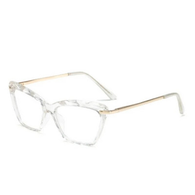 Vintage Red Cat Eye Saulesbrilles Metāla rāmji Pretradiācijas brilles Optiskās Datorbrilles Kristāla Facetētas Brilles 2022