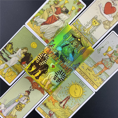 НОВО After Tarot Cards Настолни игри Английски за семейни подаръци Парти Таро Карти за игра Настолна игра Забавление с PDF Ръководство