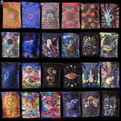 2023. aasta uued 13x18 cm tarokaardid laudlina komposiitfliisist jõulude Halloweeni kingituse kristallist väike esemete hoiukinkekott