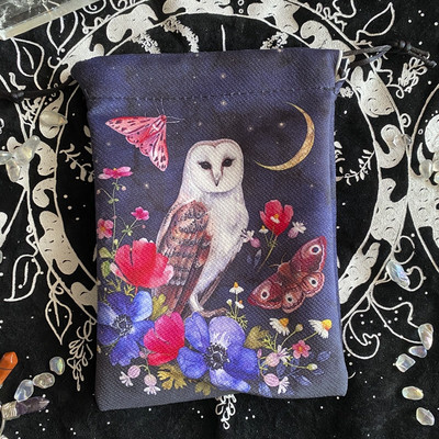 2023. aasta uued 13x18 cm tarokaardid laudlina komposiitfliisist jõulude Halloweeni kingituse kristallist väike esemete hoiukinkekott