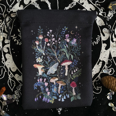 2023. aasta uued 13x18 cm tarokaardid laudlina komposiitfliisist jõulude Halloweeni kingituse kristallist väike esemete hoiukinkekott