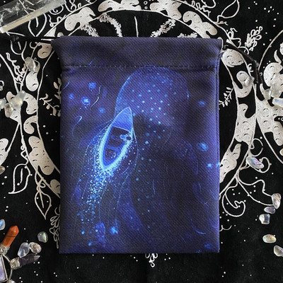 2023. aasta uued 13x18 cm tarokaardid laudlina komposiitfliisist jõulude Halloweeni kingituse kristallist väike esemete hoiukinkekott