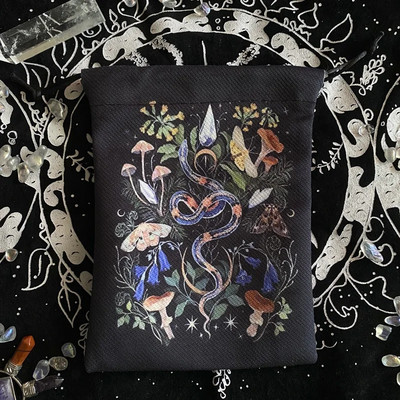 2023. aasta uued 13x18 cm tarokaardid laudlina komposiitfliisist jõulude Halloweeni kingituse kristallist väike esemete hoiukinkekott