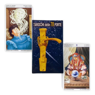 Tarotul celor 78 de uși Cărți pentru începători Semnificații Joc Cuvinte cheie Ediția în engleză Divinație Element Tablă Oracle Deck