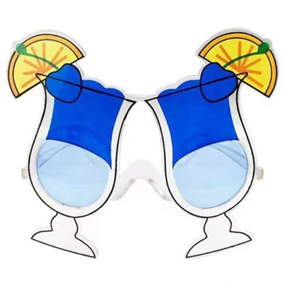 Luau Party Sunčane naočale Smiješne havajske naočale Tropski rekvizit za fotografije Ljetna zabava - Potrepštine za zabavu na plaži Dekoracije
