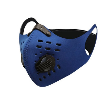 Зимна топла маска за лице Спортно покритие за уста Многократно миещи се маски с активен въглен Езда Риболов Кънки Бягане Покривало за лице