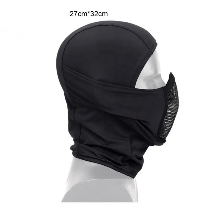 Jahimaski peakatted sõjalise võitlusega balaclava müts kamuflaaž kõrvakaitse võrk balaclava müts peakatted jalgrattasõidu tarvikud