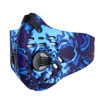 Διαθέσιμο Ανδρικές Γυναικείες Μάσκα Προσώπου Αντιρρυπαντικού Φίλτρου Ενεργού Άνθρακα για PM 2.5 Dust Proof Training Shield Μάσκες στοματικής Μάσκας Προσώπου