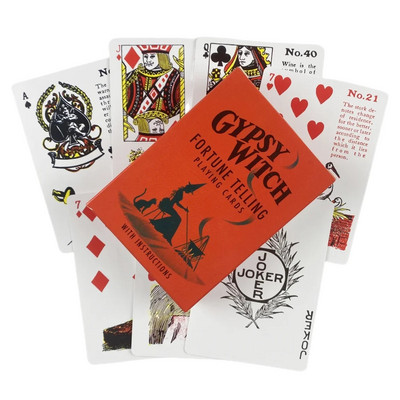 Gypsy Witch Fortune Telling Карти за игра Oracle Divination Deck Английска версия Издание Таро Настолна игра за парти