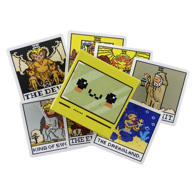 Čigānu raganu zīlēšanas spēļu kārtis Orākula zīlēšanas klājs angļu versijas izdevums Tarot galda spēle ballītei