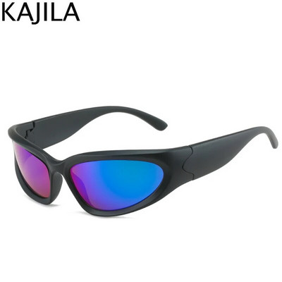 Sieviešu saulesbrilles bez apmales vienreizējas sporta saulesbrilles vīriešiem 2023. gada modes krāsaini vintage bezrāmju briļļu spoguļu toņi