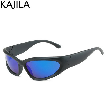 Sieviešu saulesbrilles bez apmales vienreizējas sporta saulesbrilles vīriešiem 2023. gada modes krāsaini vintage bezrāmju briļļu spoguļu toņi