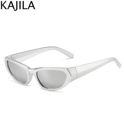 Sieviešu saulesbrilles bez apmales vienreizējas sporta saulesbrilles vīriešiem 2023. gada modes krāsaini vintage bezrāmju briļļu spoguļu toņi