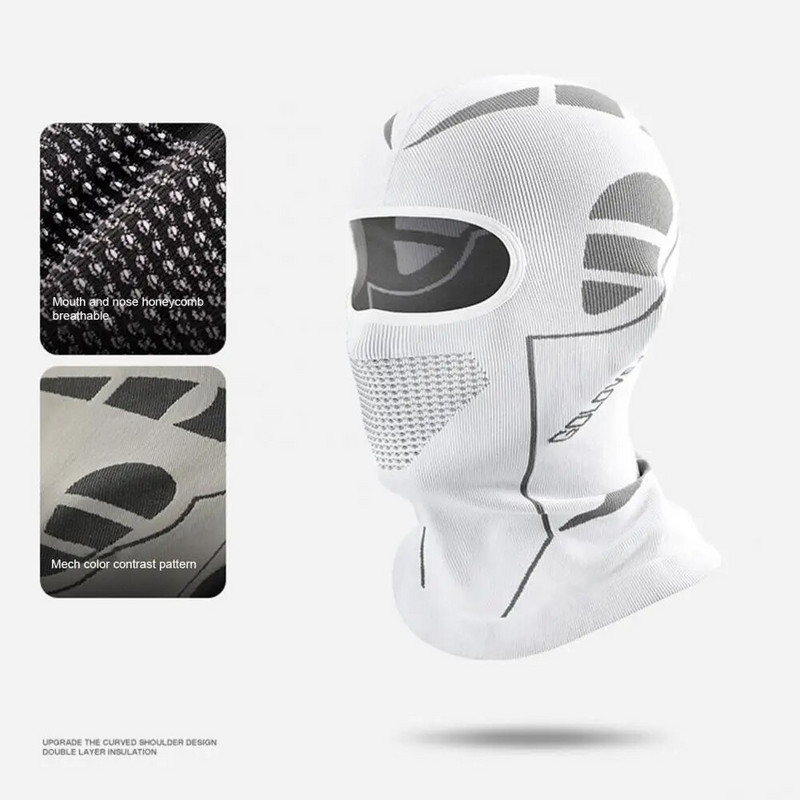 Winter Face Guard Ski Face Guard Ülipaks tuulekindel Full Face Guard Balaclava ülipehme higineeldumine rattasuusatamiseks