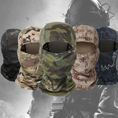 Dviratis viso veido kaukė karinė kamufliažas balaklava lauko žvejyba Medžioklės gaubtas Apsauga armijos sportinis šalmas pamušalas dangtelis Šalikas