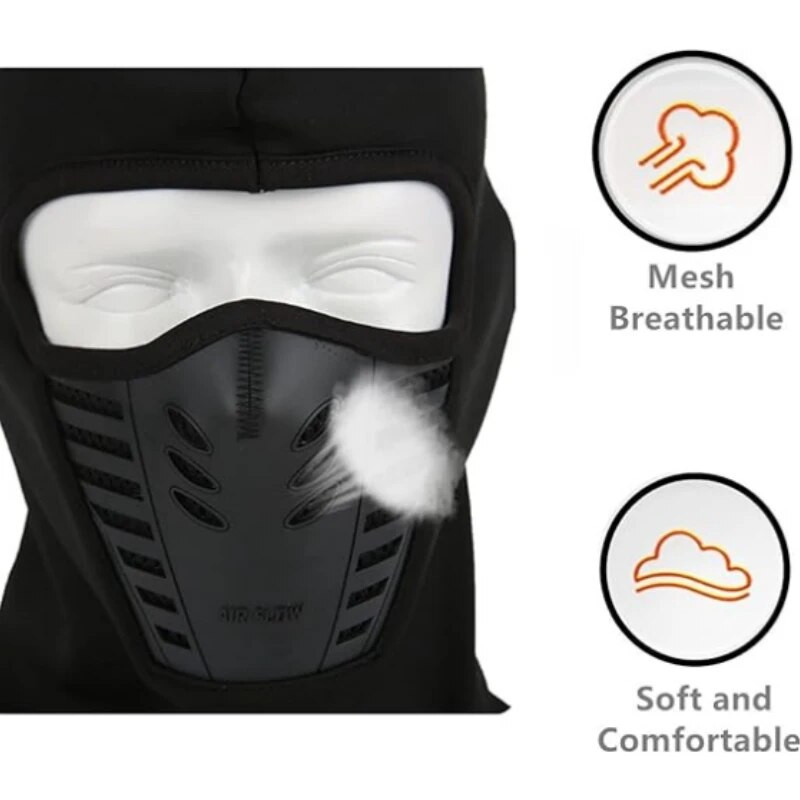 Balaclava näomask, talvine külma ilmaga tuulekindel suusakaelasoojendaja jalgrattasõit õuespordi mootorratta ninja mask meestele naistele