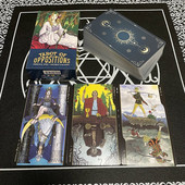 Cartas Tarot 12x7cm engleske karte Oracle špil Vodič za društvene igre Verzija knjige Predviđanja Podloga za igru Orakulos Tajanstvena sudbina