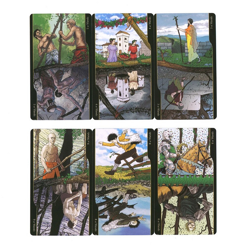 Cartas Tarot 12x7cm engleske karte Oracle špil Vodič za društvene igre Verzija knjige Predviđanja Podloga za igru Orakulos Tajanstvena sudbina