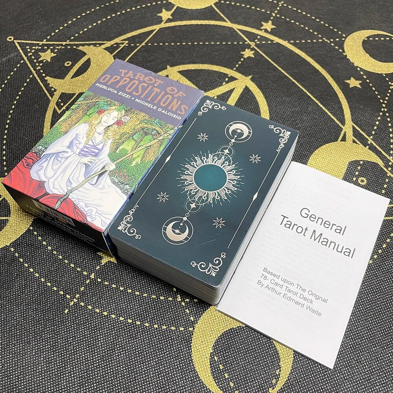 Cartas Tarot 12x7cm engleske karte Oracle špil Vodič za društvene igre Verzija knjige Predviđanja Podloga za igru Orakulos Tajanstvena sudbina