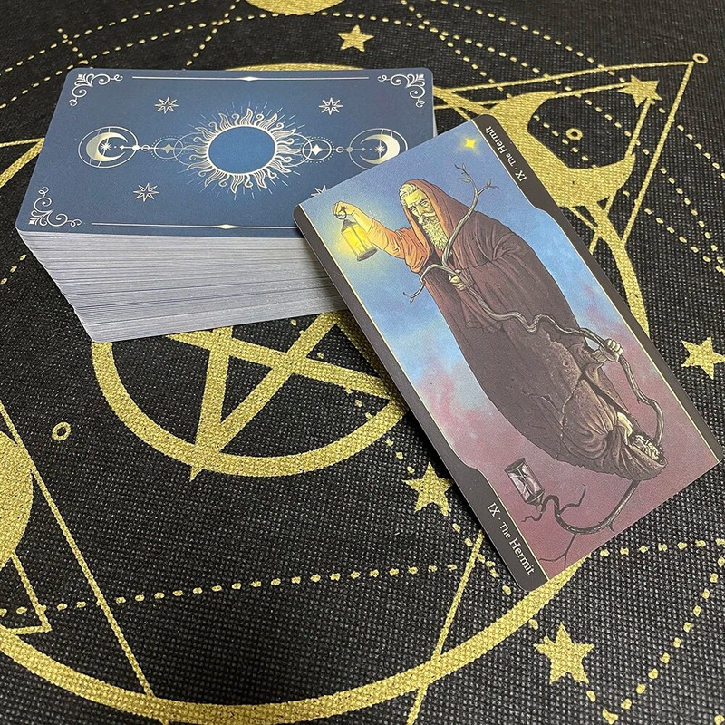 Cartas Tarot 12x7cm engleske karte Oracle špil Vodič za društvene igre Verzija knjige Predviđanja Podloga za igru Orakulos Tajanstvena sudbina