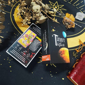 340g Dnd Tarot visoke kvalitete 12x7cm Čvrsto 78 karata za početnike Velike veličine Rune Proricanje Vještičarstvo Izvorno Klasično okultno