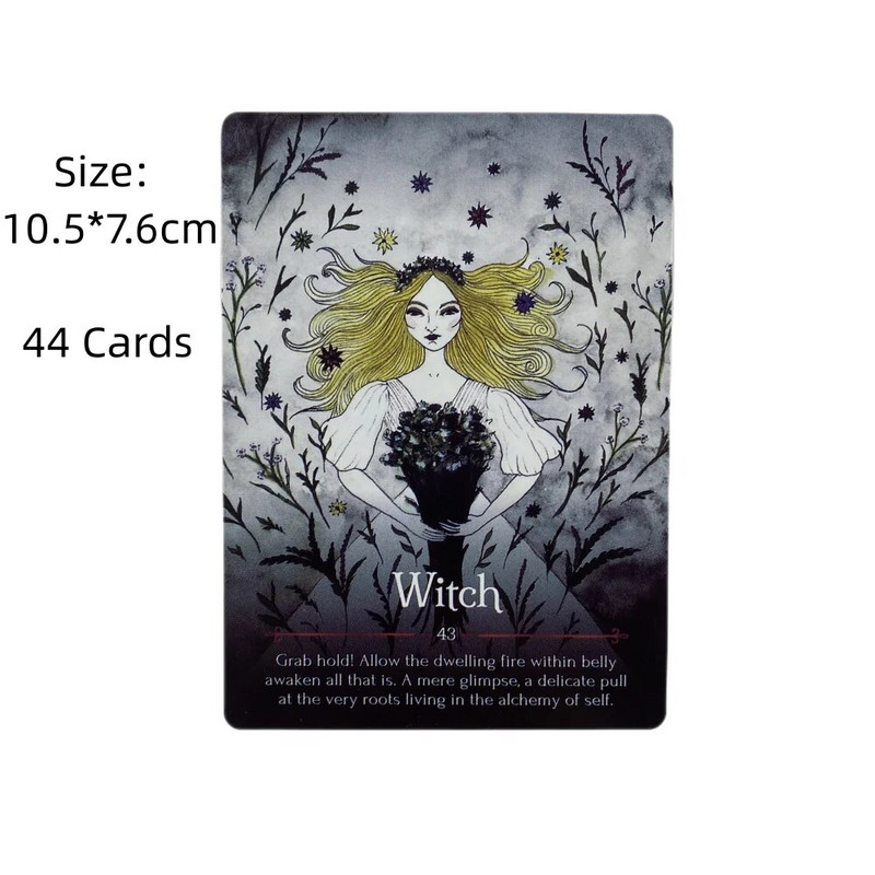 Seasons of the Witch Samhain Oracle Cards A 44 Tarot English Visions Divination Edition Špil Borad Igranje igara