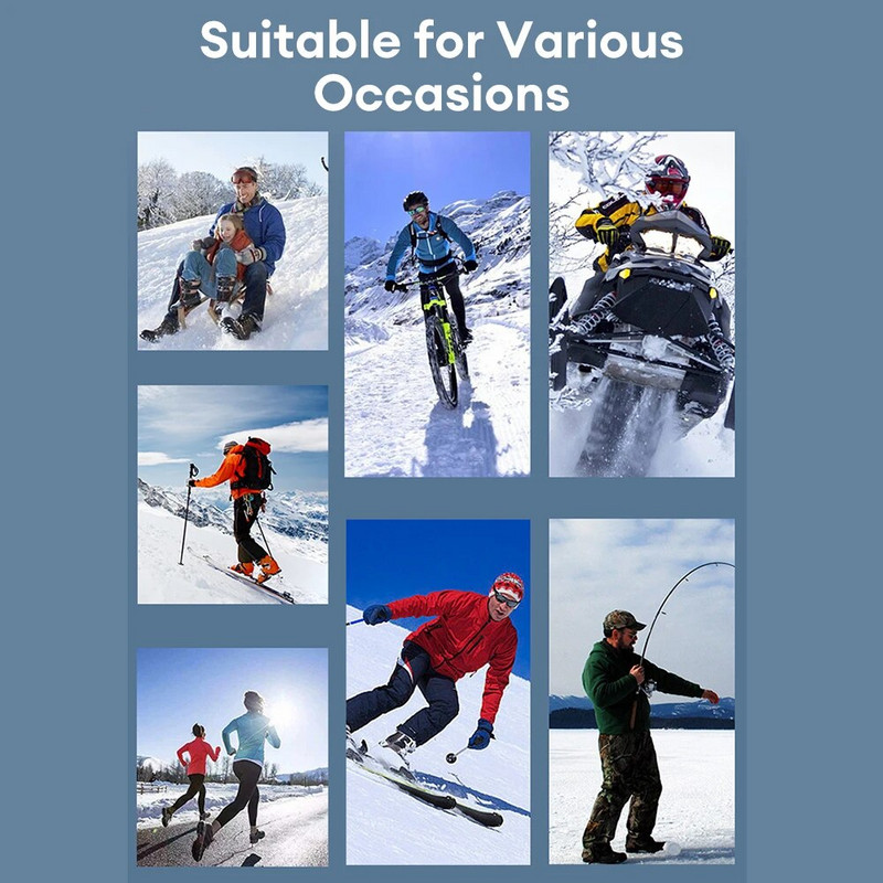 Zimska termalna biciklistička maska Topla bandana maska navlaka za vrat, toplija gamaša Biciklistička skijaška cijev Šal planinarenje Prozračna maska za lice