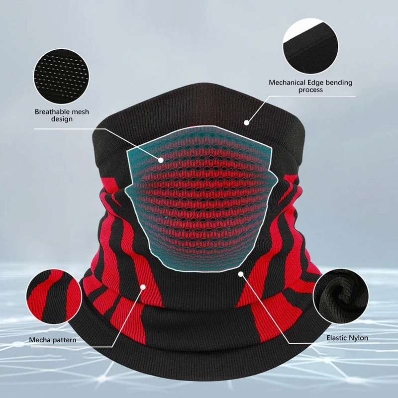 Zimska termalna biciklistička maska Topla bandana maska navlaka za vrat, toplija gamaša Biciklistička skijaška cijev Šal planinarenje Prozračna maska za lice