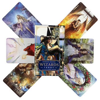 Wizards Tarot Cards A 78 Deck Oracle English Divination Edition Borad Παίζοντας Παιχνίδια