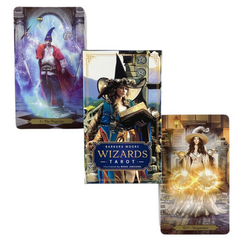 Wizards Tarot Cards A 78 Deck Oracle English Divination Edition Borad Playing Games