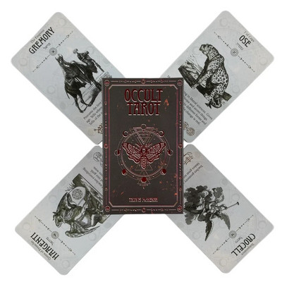 Occult Tarot Cards A 78 Deck Oracle English Visions Divination Edition Borad Playing Games