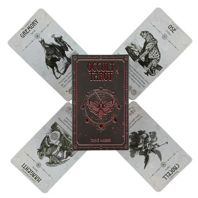 Occult Tarot Cards A 78 Deck Oracle English Visions Divination Edition Borad Παίζοντας Παιχνίδια