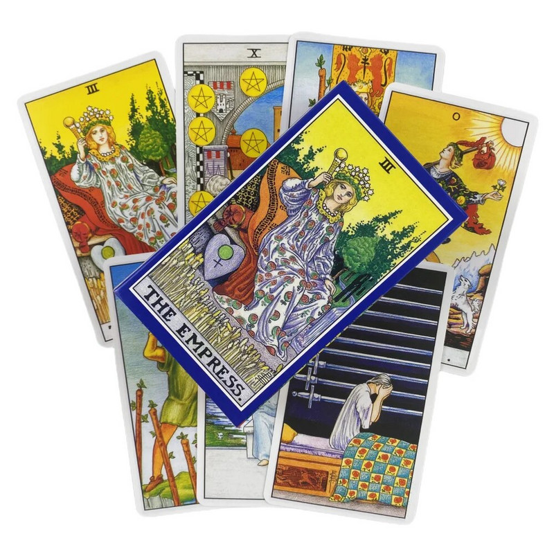 Universal Rider Tarot Cards 78 Deck Oracle English Visions Divination Edition Borad spēļu spēles