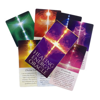 Healing Energy Oracle Cards A 54 Tarot English Visions Divination Edition Deck Borad Παίζοντας παιχνίδια
