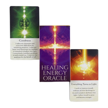 Healing Energy Oracle Cards A 54 Tarot English Visions Divination Edition Deck Borad Playing Games