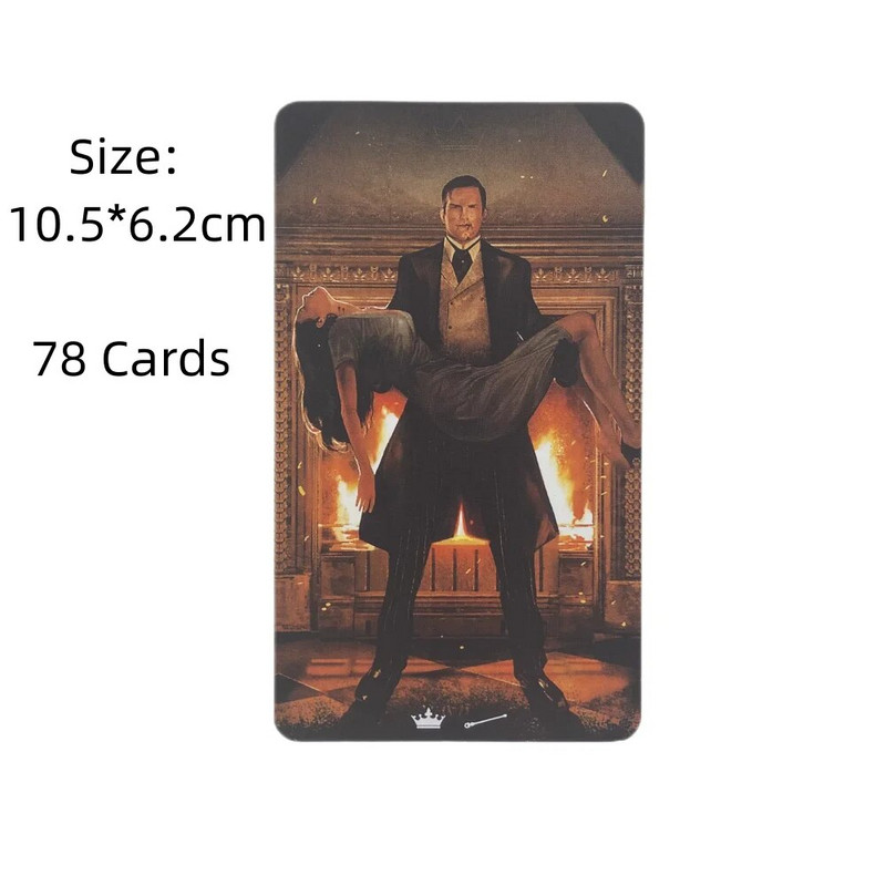 Tarot Of Haunted House Cards 78 klāju Oracle English Visions Divination Edition Borad spēles
