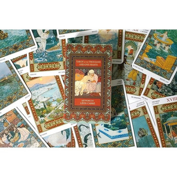 Tarot of The Thousand and One Nights Κάρτες Ταρώ Oracle Deck Παιχνίδι μαντείας Εργαλεία μαντείας Fate Party Enterainment