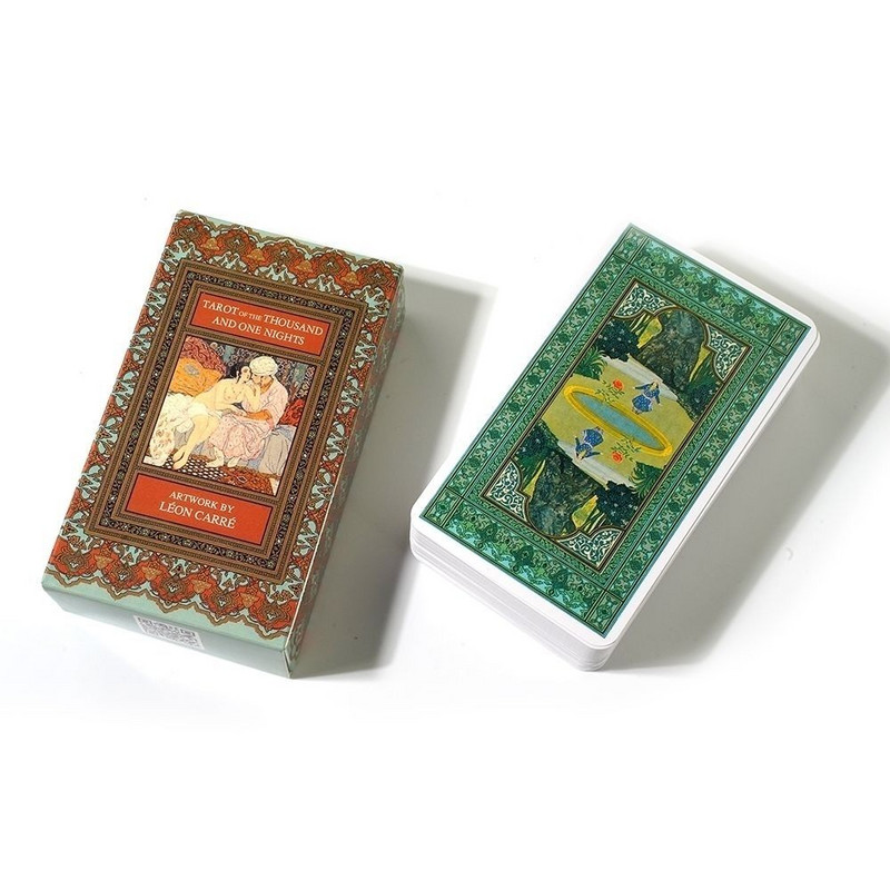 Tūkstoš un vienas nakts Tarot Taro kārtis Orākula klāja zīlēšanas spēle Likteņa ballīšu izklaide