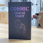 12x7cm armastuse kosmilise oraakli Tarot inglise tekiga pereennustus karbis ruunides ennustamiskaartide kate