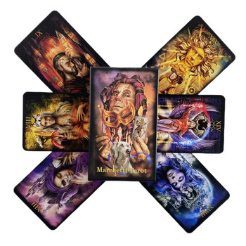 Marchetti Tarot Cards A 78 Deck Oracle English Visions Divination Edition Borad Playing Games