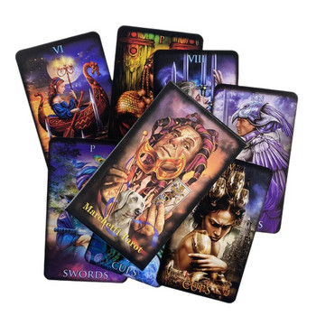 Marchetti Tarot Cards A 78 Deck Oracle English Visions Divination Edition Borad Παίζοντας Παιχνίδια