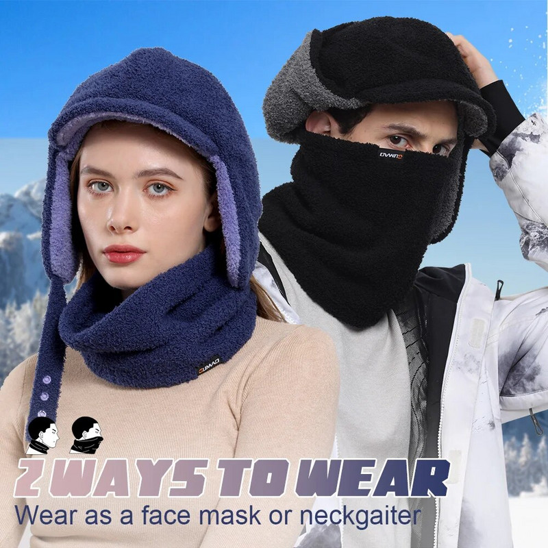 Thermal Bandana Sejas maska Ziemas Flīsa Kakla sildītājs Gaiter Sporta Riteņbraukšana Slēpošana Āra Pārgājieni Skriešana Mīksta Tube Šalle Vīrieši Sievietes