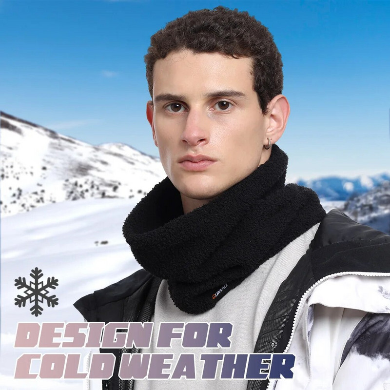 Thermal Bandana Sejas maska Ziemas Flīsa Kakla sildītājs Gaiter Sporta Riteņbraukšana Slēpošana Āra Pārgājieni Skriešana Mīksta Tube Šalle Vīrieši Sievietes