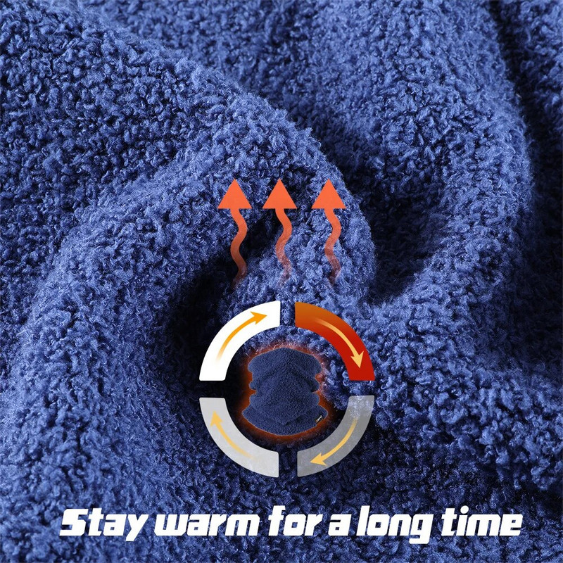 Thermal Bandana Sejas maska Ziemas Flīsa Kakla sildītājs Gaiter Sporta Riteņbraukšana Slēpošana Āra Pārgājieni Skriešana Mīksta Tube Šalle Vīrieši Sievietes